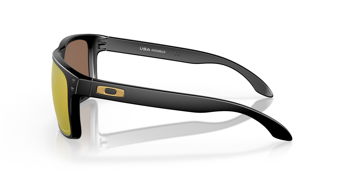 OAKLEY HOLBROOK XL MATTE BLK SUNGLASSES w/ PRIZM 24K PLR LENS