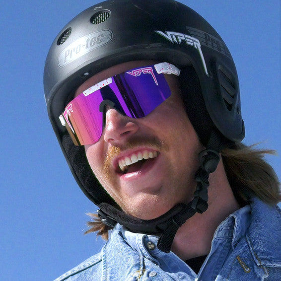 PIT VIPER THE LA BRIGHTS DOUBLE WIDE POLARIZED SUNGLASSES