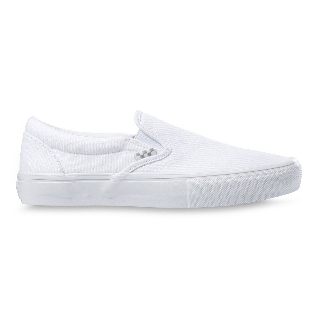 VANS MENS SKATE SLIP-ON SHOE SP21 TRUE WHITE