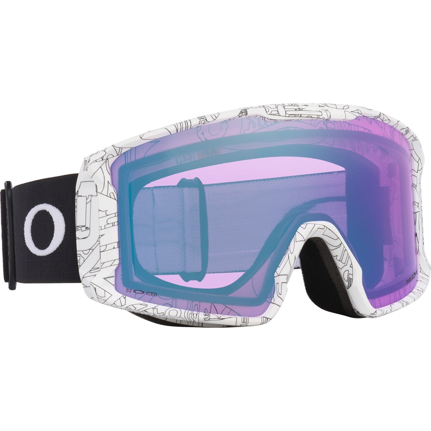 2026 OAKLEY LINE MINER L GGL MT WHT GHST TXT w/ PRZM ICED