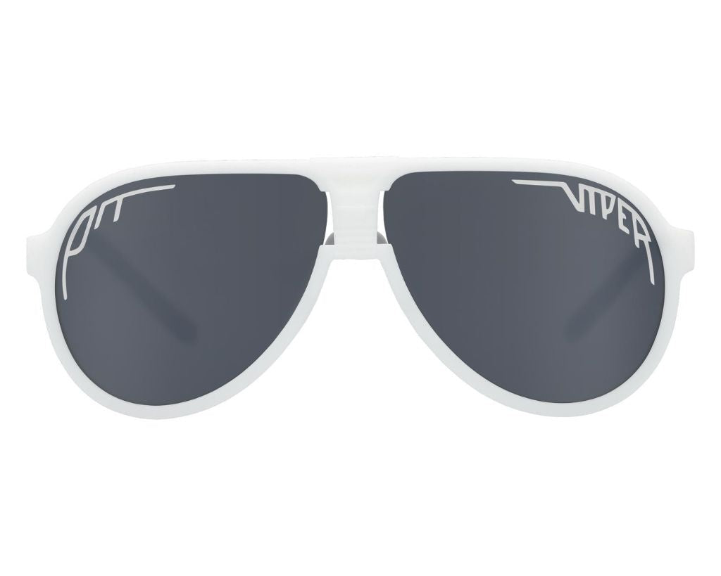 PIT VIPER THE JETHAWK SUNGLASSES THE MIAMI NIGHTS wPOLARIZED SILVER