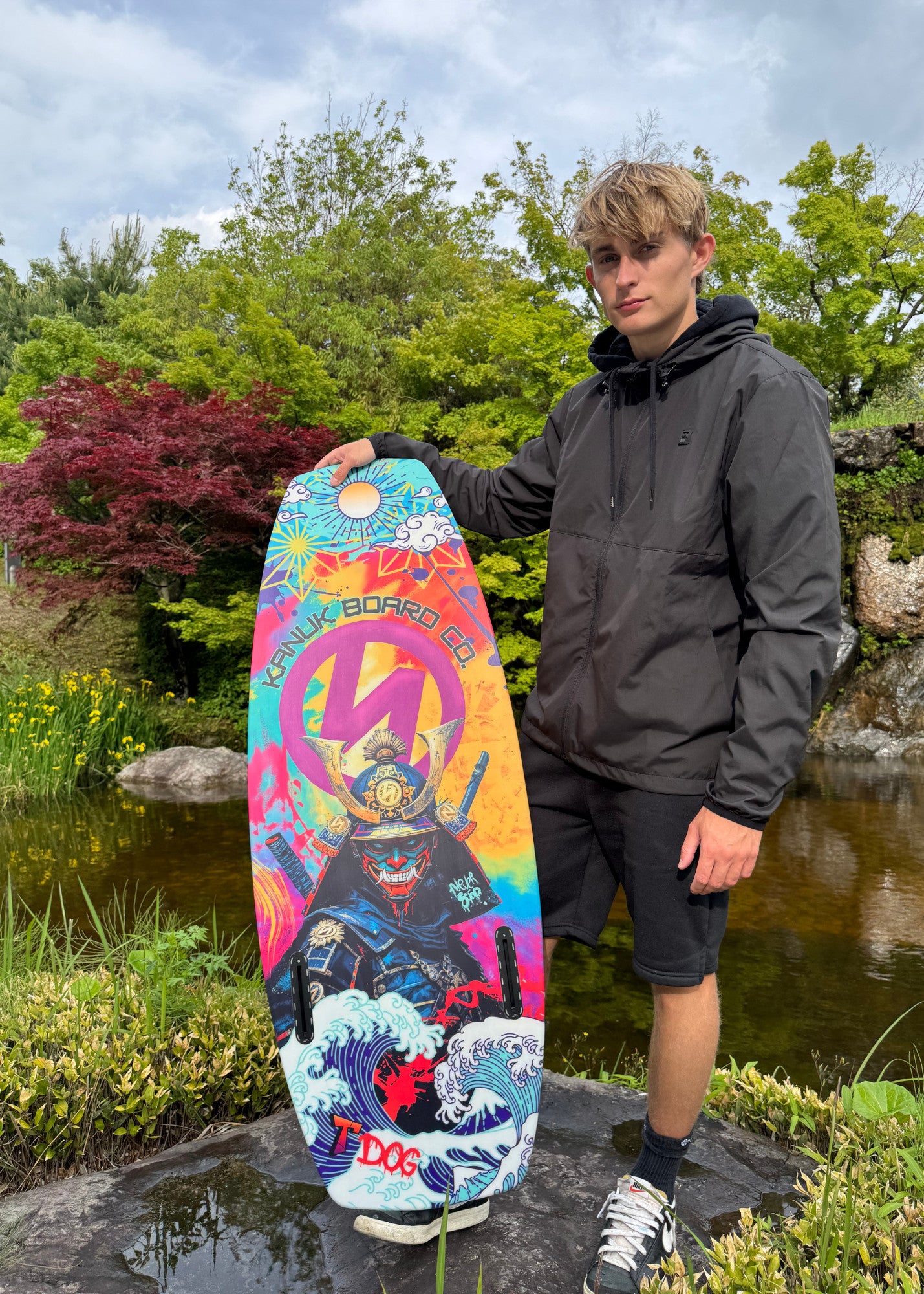 2026 KANUK TDOG PRO WAKE SURF BOARD - SAMURAI