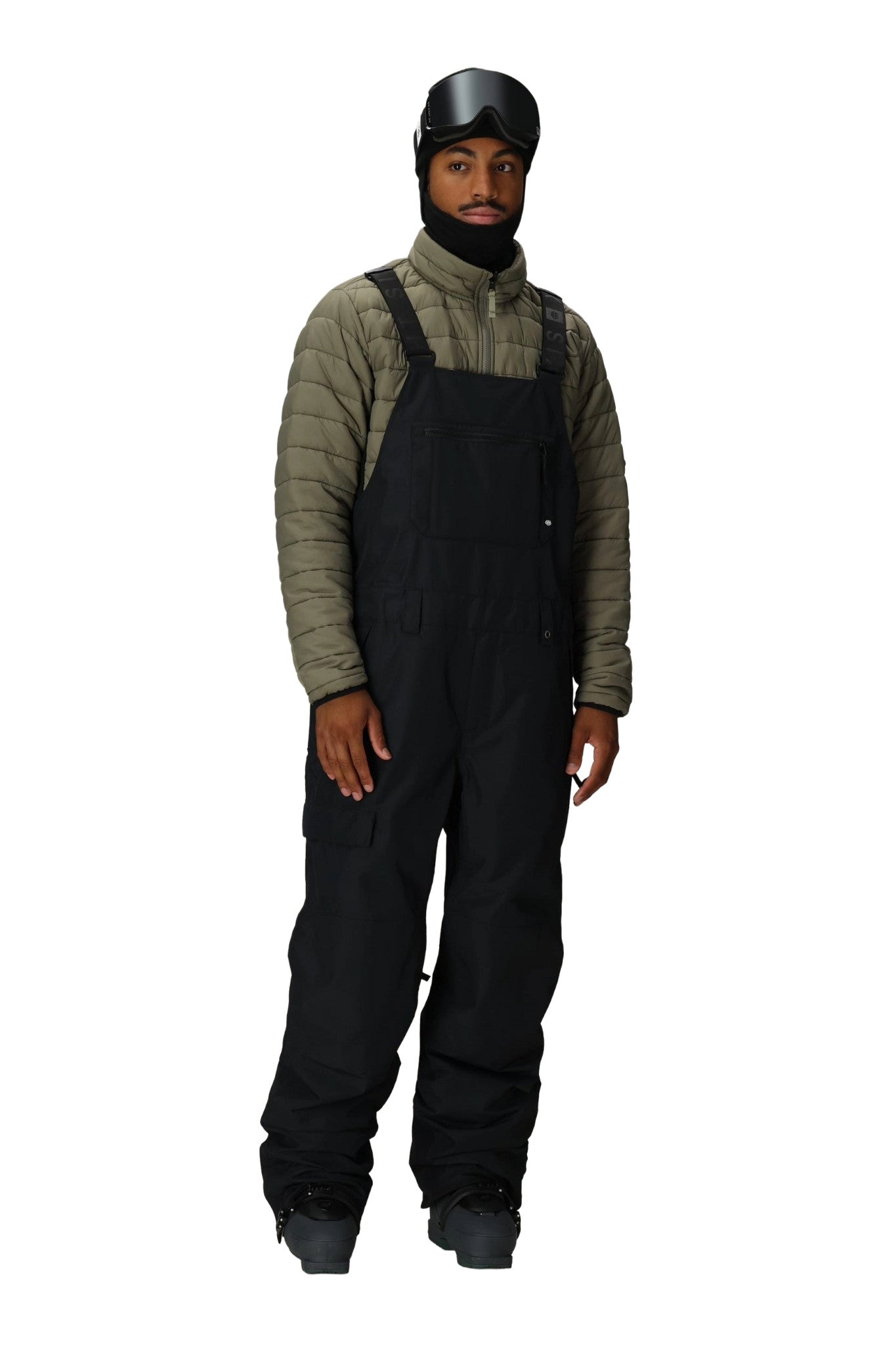 2026 686 20K HOT LAP SHELL BIB PANT BLACK