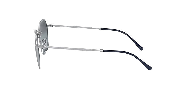 RAY-BAN JIM SUNGLASSES SILVER w/BLUE MIRROR GRADIENT