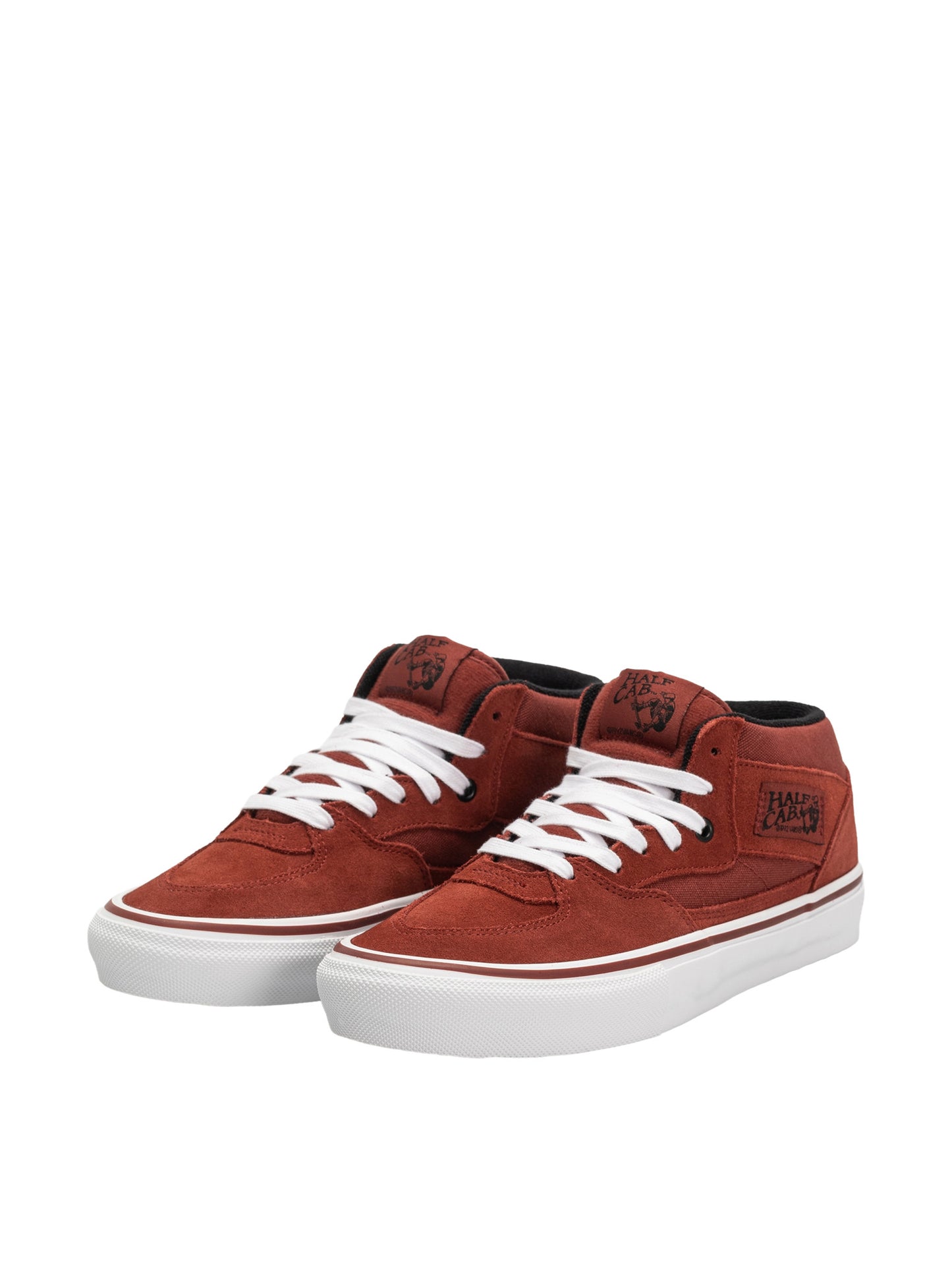 VANS MENS SKATE HALF CAB SHOES HO25 (YW9) BRICK/BLACK