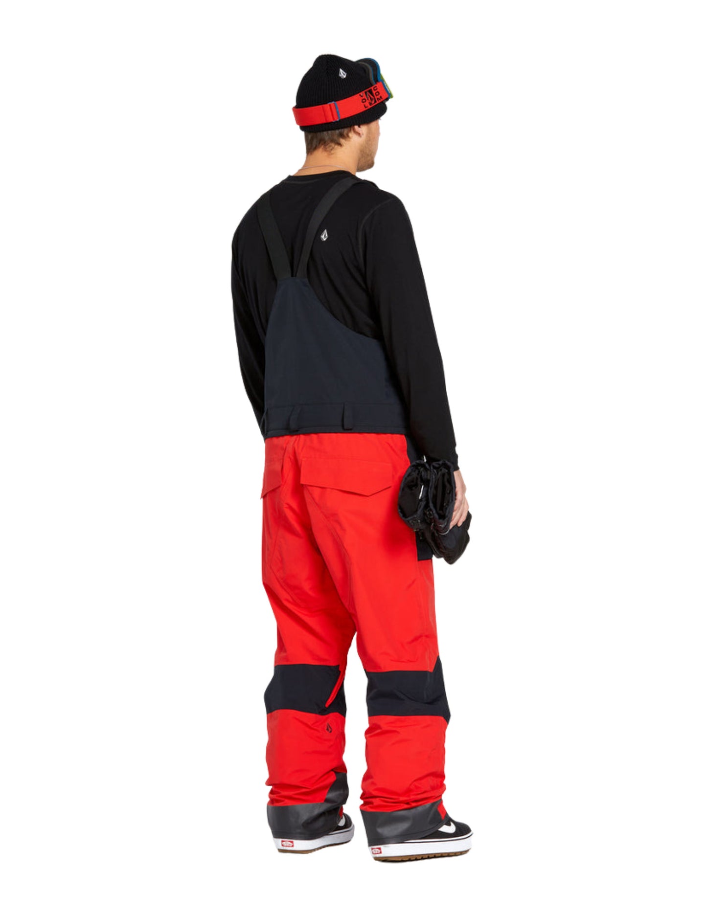 2025 VOLCOM RAIN GORE-TEX BIB PANT OVERALL CRIMSON