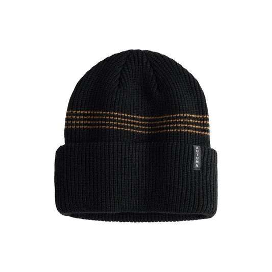 2026 AUTUMN MINI STRIPE BEANIE BLACK