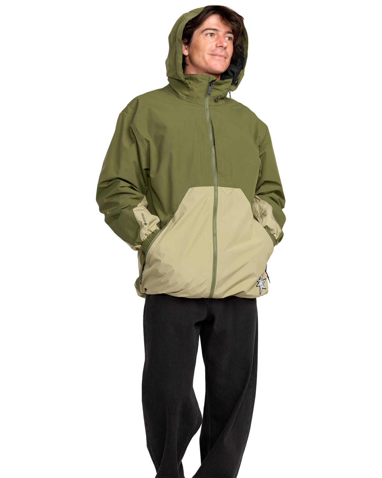 2026 VOLCOM LONGO GORE-TEX JACKET DARK OLIVE