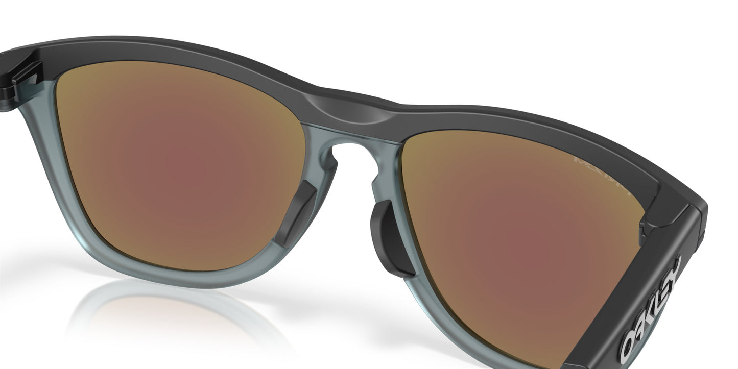 OAKLEY FROGSKINS RANGE MATTE BLACK SUNGLASSES w/ PRIZM SAPP