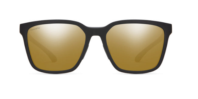 SMITH SHOUTOUT MATTE BLACK SUNGLASSES W/CP PLR BZ M