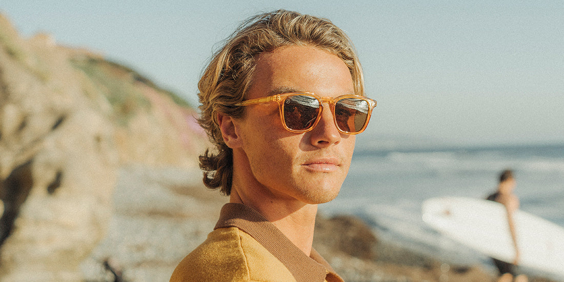 BLENDERS SYDNEY SUNGLASSES AMBER COAST w/ YELLOW / YELLOW POLARIZED
