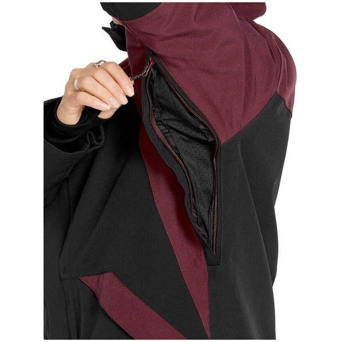 2025 VOLCOM WMNS SHELTER 3D STRETCH JACKET BURGUNDY