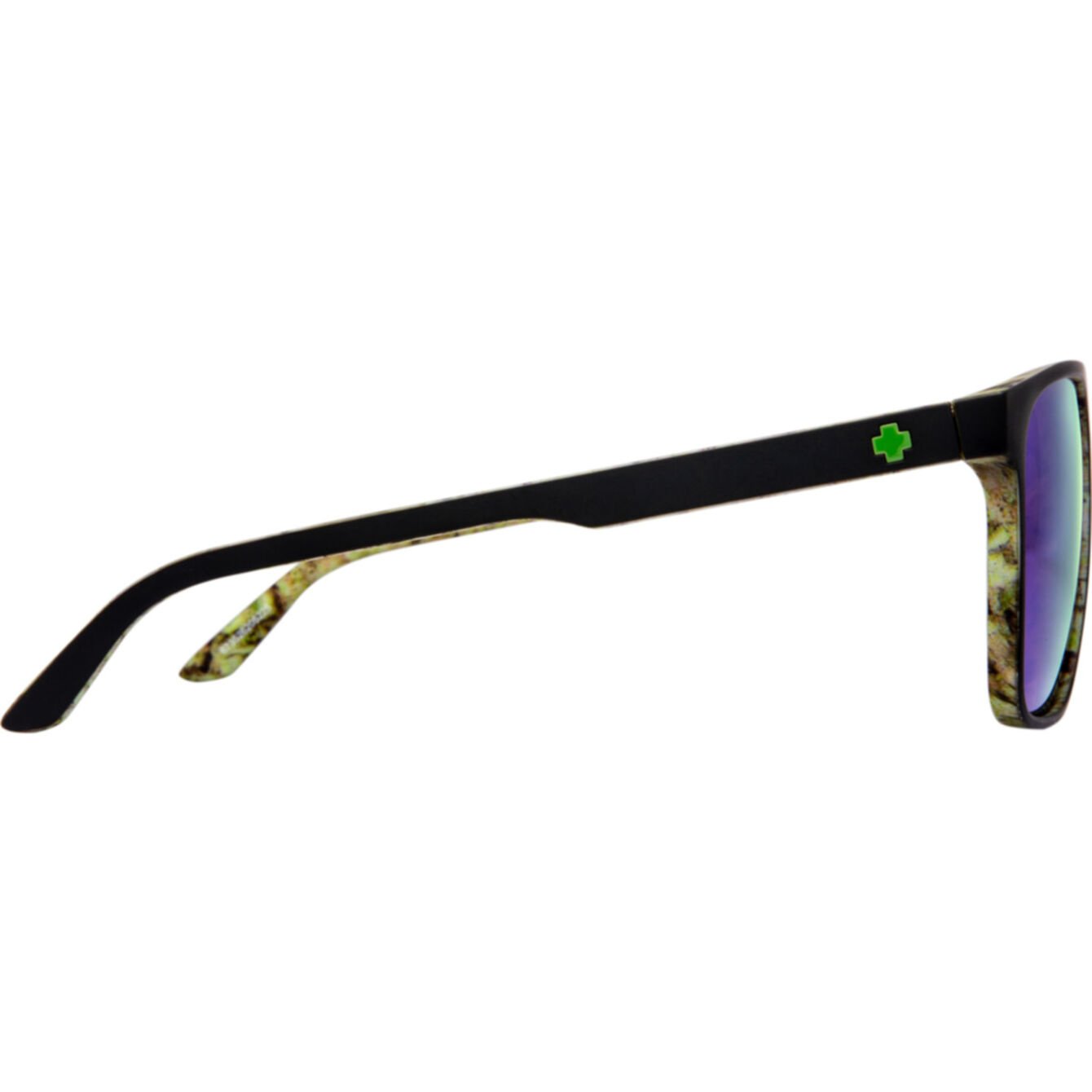 SPY CZAR MATTE BLACK/KUSHWALL SUNGLASSES w/ HD PLUS BRNZ GRN SPCT MIR