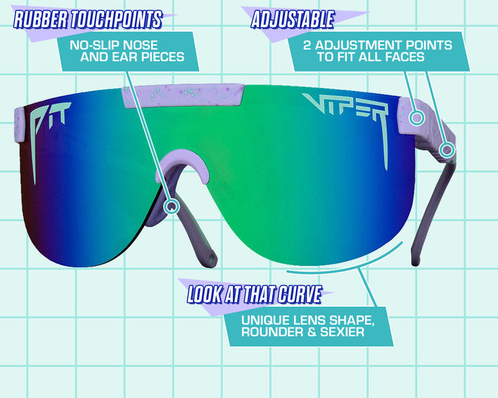 PIT VIPER THE MOONTOWER ELLIPTICAL SUNGLASSES