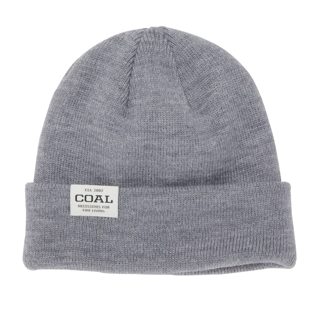2024 COAL UNIFORM LOW RECYCLED KNIT CUFF BEANIE HEATHER GREY