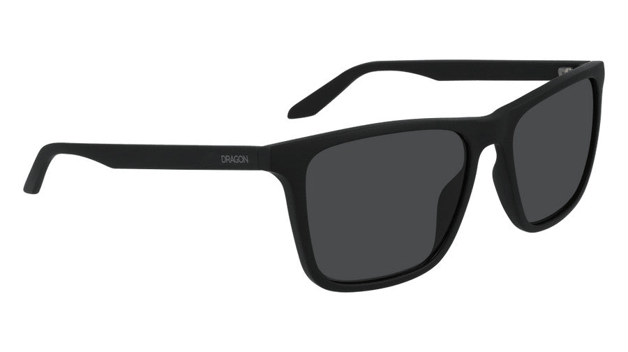 DRAGON RENEW MATTE BLACK SUNGLASSES w/ LL SMK LENS