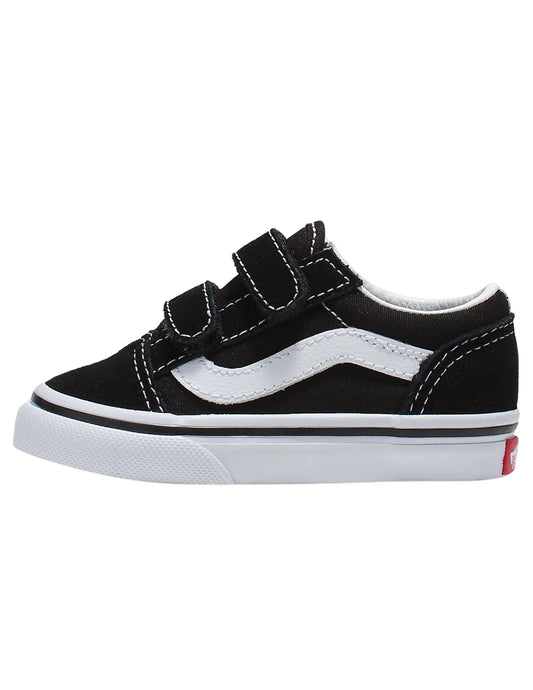 VANS TODDLER OLD SKOOL SHOES SP24 BLACK/TRUE WHITE