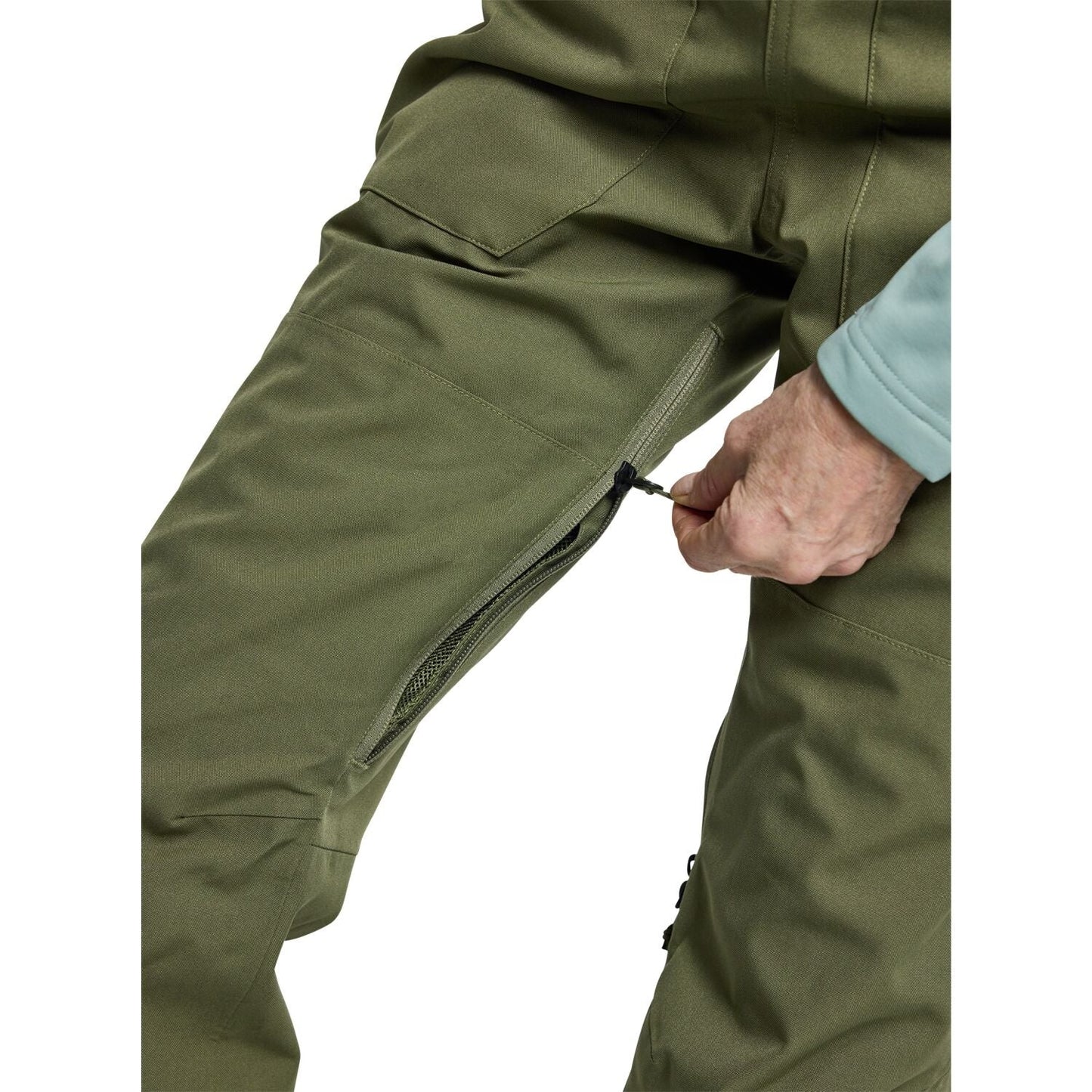 2025 BURTON WMNS AVALON 2L STRETCH BIB PANTS SHORT FRST MOSS