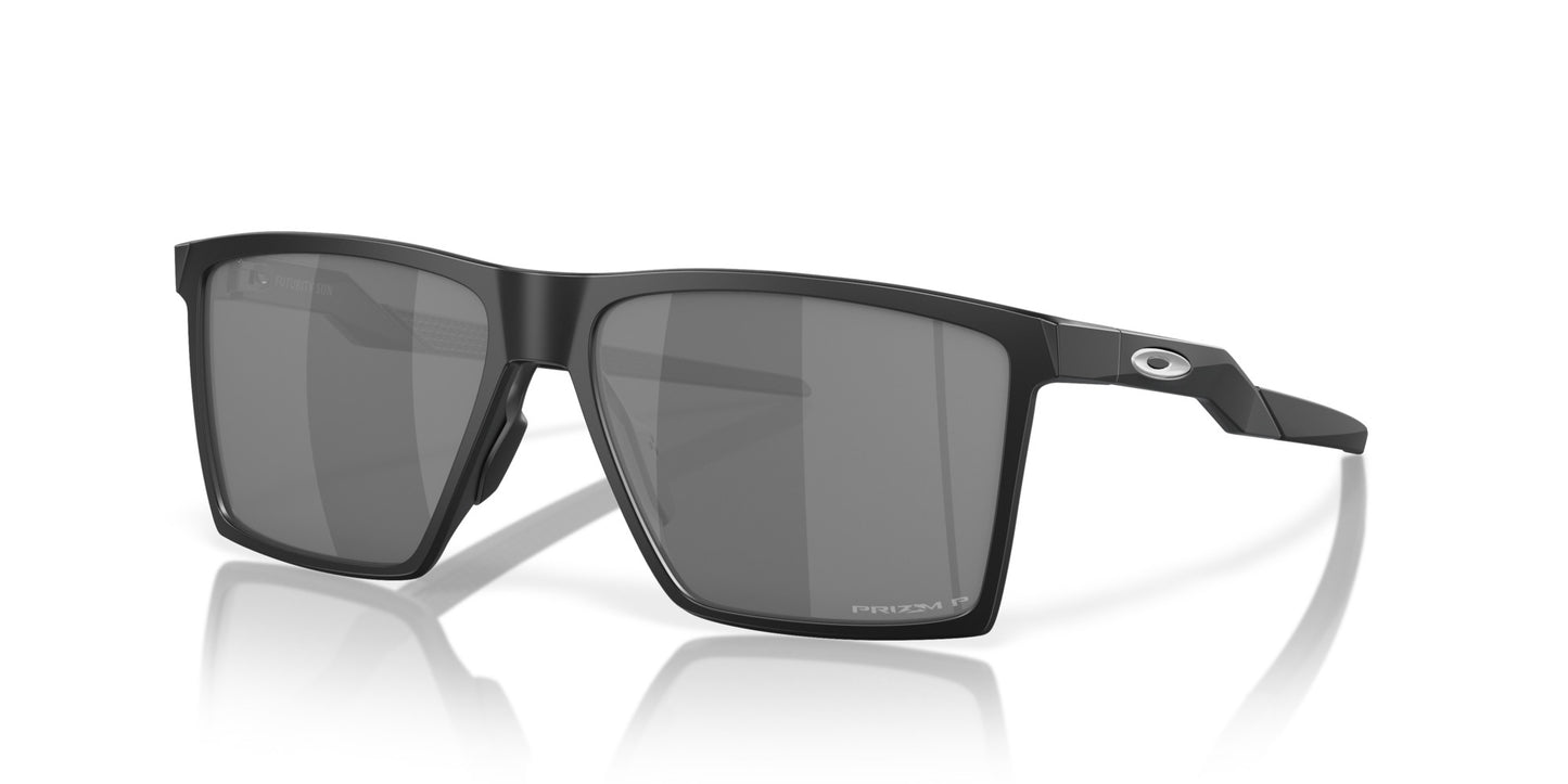 OAKLEY FUTURITY SUN SATIN BLACK SUNGLASSES w/ PRIZM BLACK PLRZD
