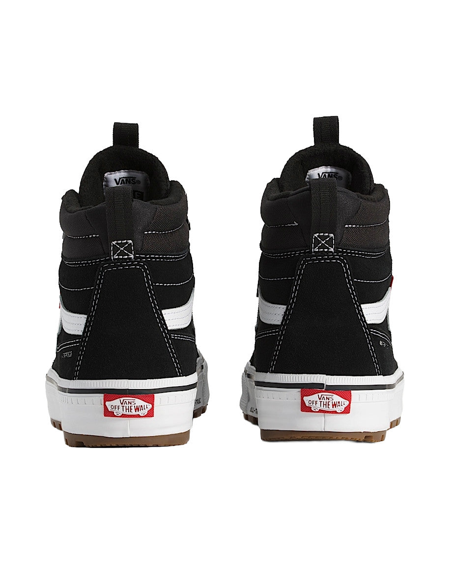 VANS MENS SK8-HI WATERPROOF INSULATED SHOES HO25 (BA2) BLACK/WHITE
