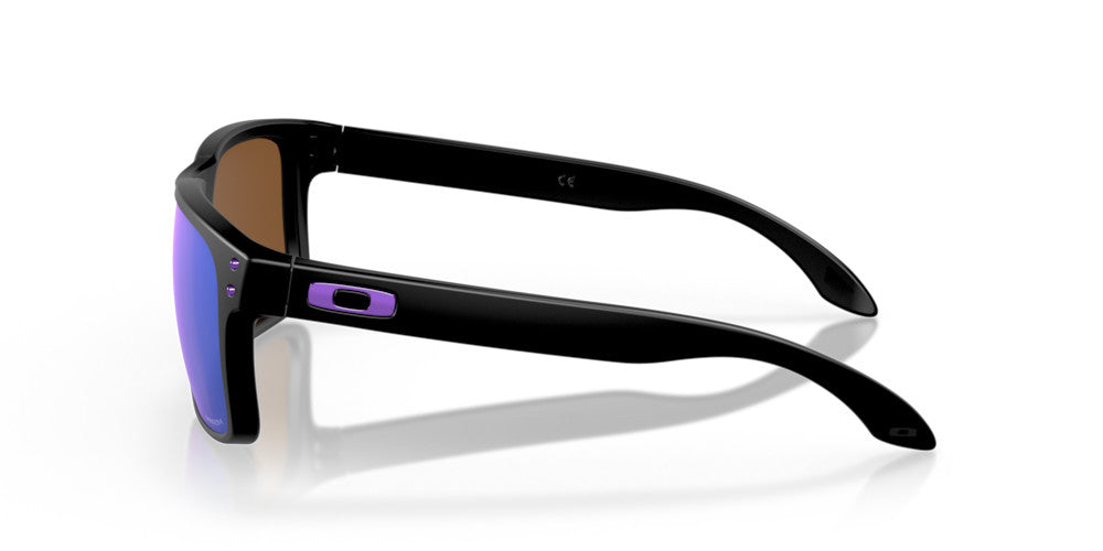 OAKLEY HOLBROOK MATTE BLK SUNGLASSES w/ PRIZM VIOLET LENS