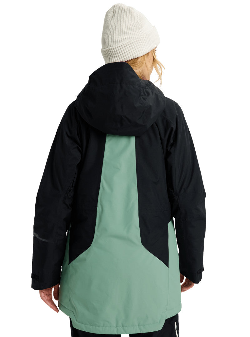 2026 BURTON WMNS RESERVE 2L INS JACKET T.BLK/SFT SG