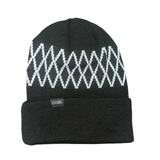 2026 COAL UNIFORM LITE BEANIE BLACK DIAMOND STRIPE