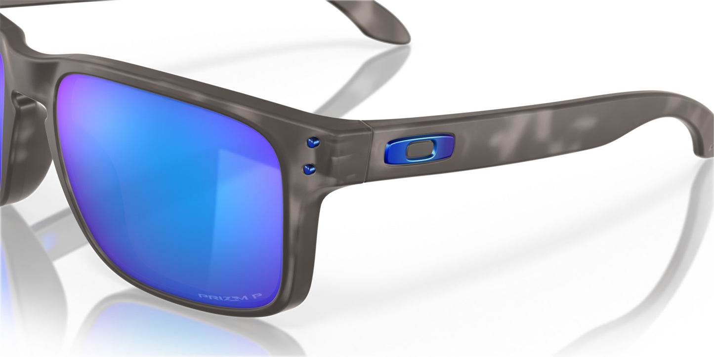 OAKLEY MATTE BLACK TORTOISE SUNGLASSES w/ PRIZIM SAPPHIRE IRID