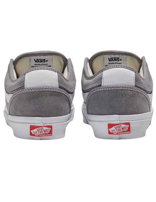 VANS MENS SKATE CHUKKA LOW SIDESTRIPE SHOE FA24 LIGHT GREY
