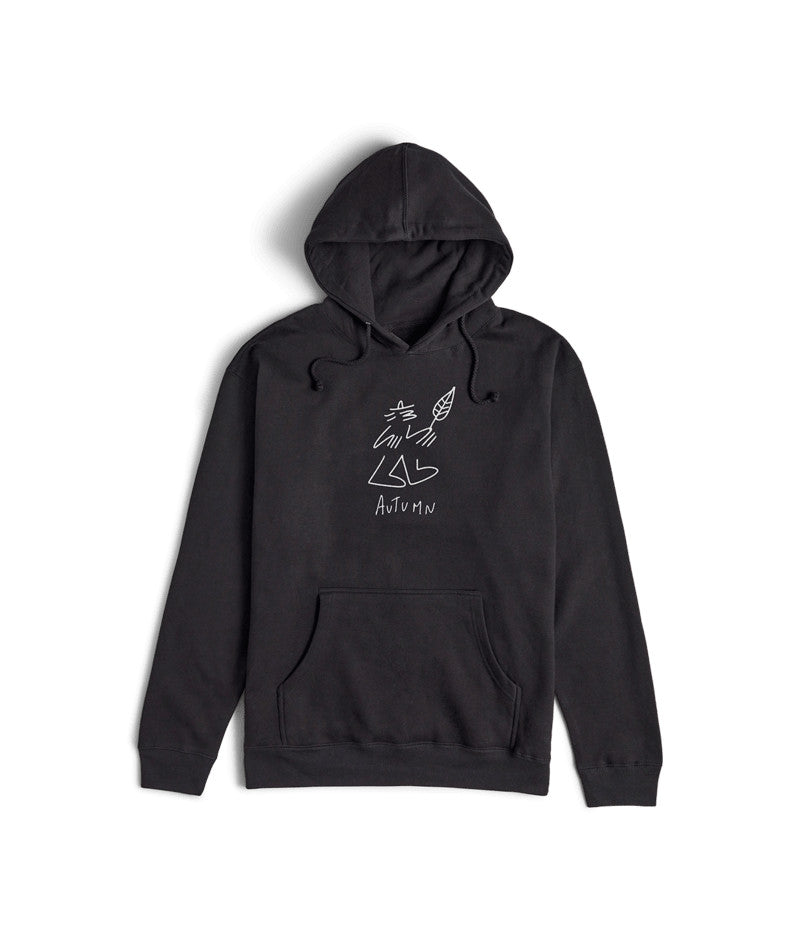 2025 AUTUMN GUS HOODIE BLACK