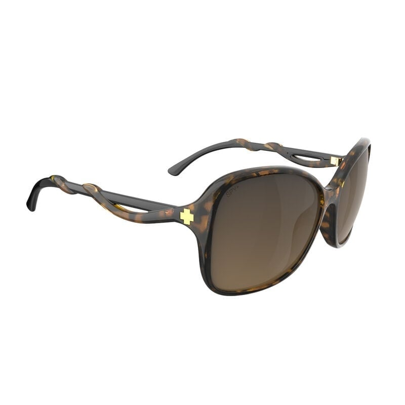 SPY FIONA HONEY TORT BLACK SUNGLASSES w/ HAPPY BROWN FADE