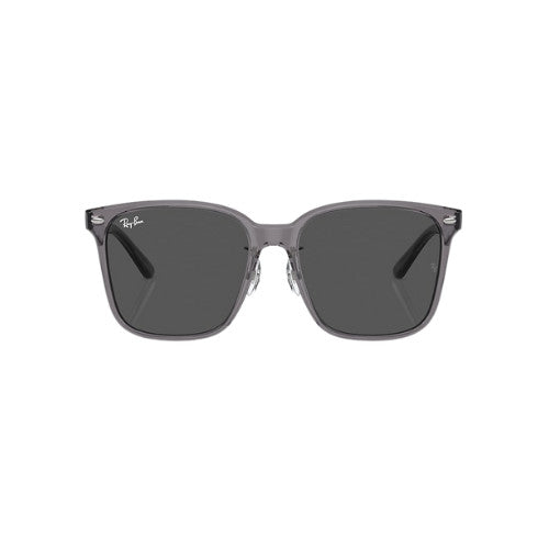 RAY-BAN RB2206D SUNGLASSES TRANSPARENT GREY w/ DARK GREY