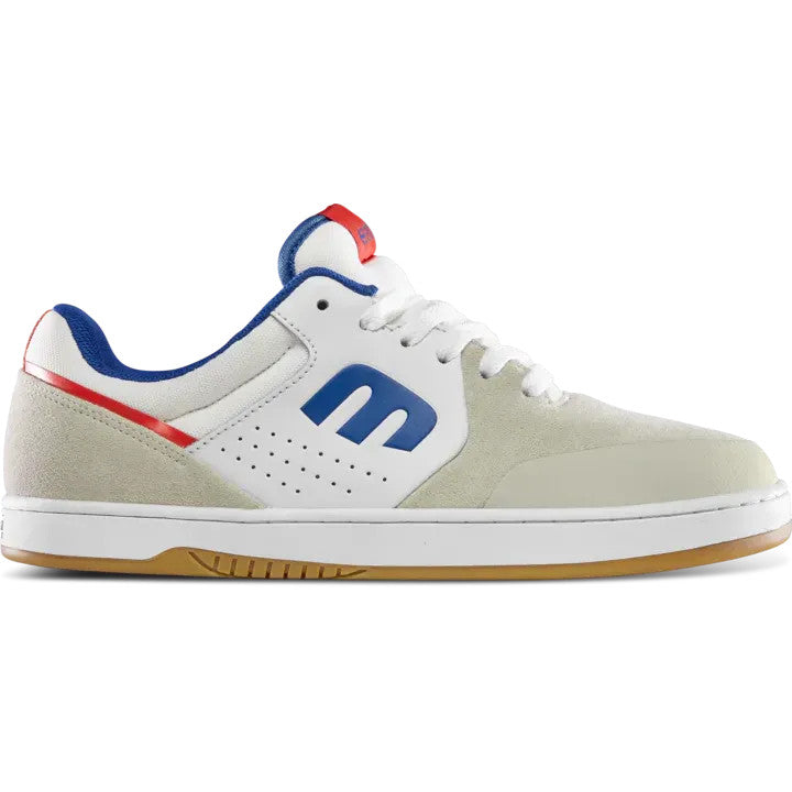 ETNIES MENS MARANA SHOES SU25 WHITE/BLUE/RED