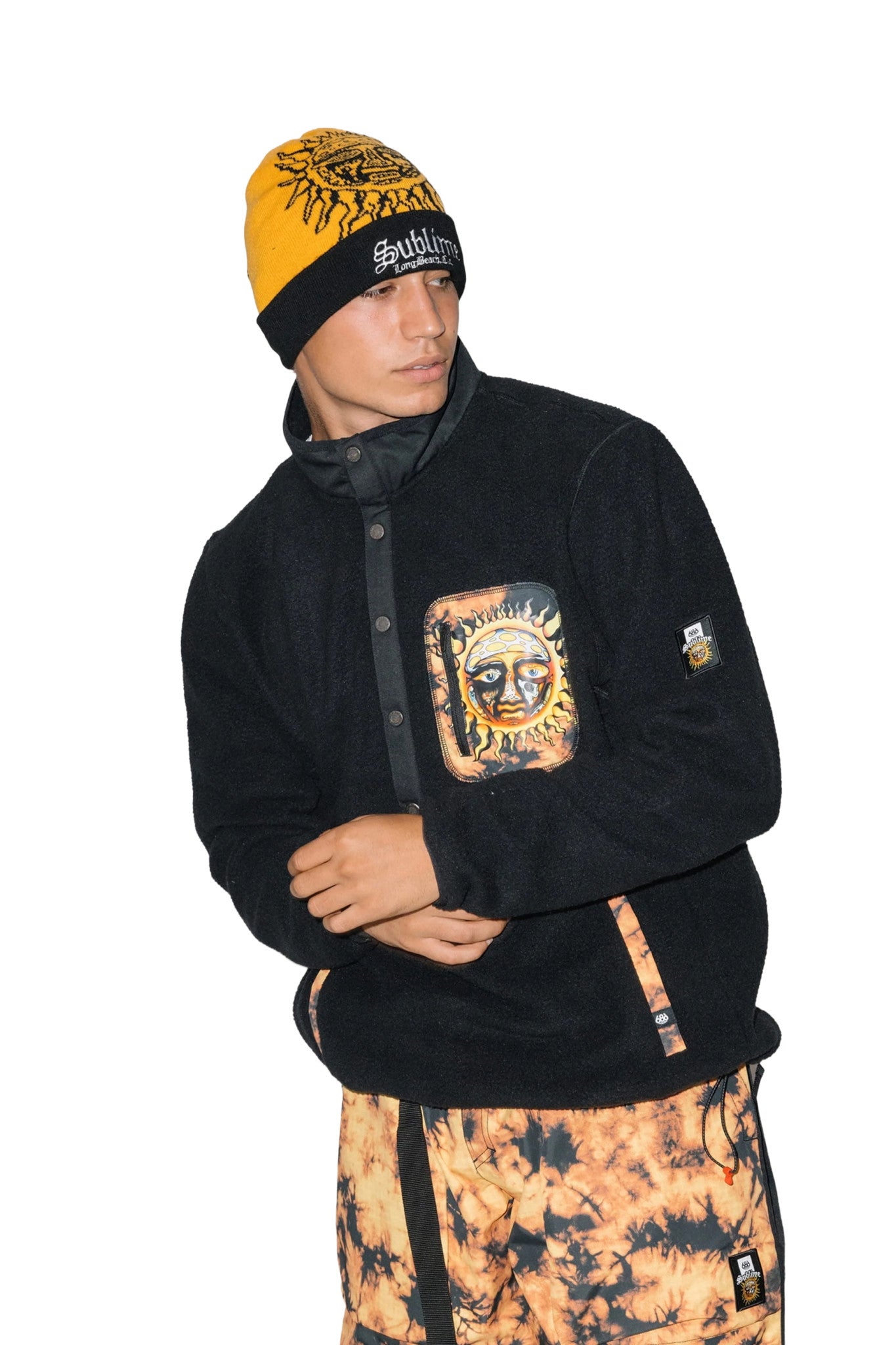 2026 686 SUBLIME TIOGA SHERPA FLEECE PULLOVER SUBLIME BLACK