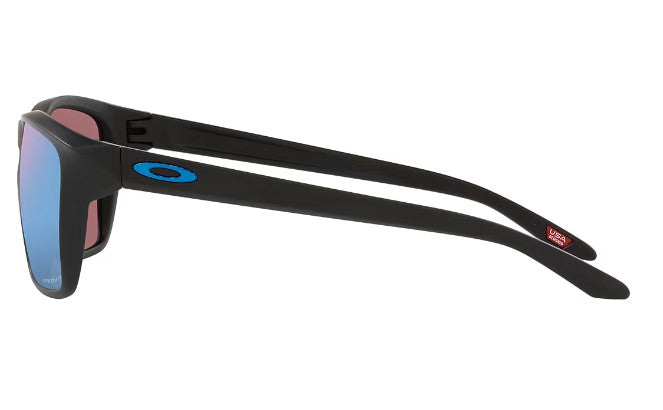 OAKLEY SYLAS MATTE BLACK SUNGLASSES w/ PRIZM DEEP WATER POLAR