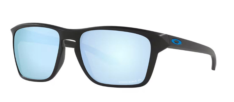 OAKLEY SYLAS MATTE BLACK SUNGLASSES w/ PRIZM DEEP WATER POLAR