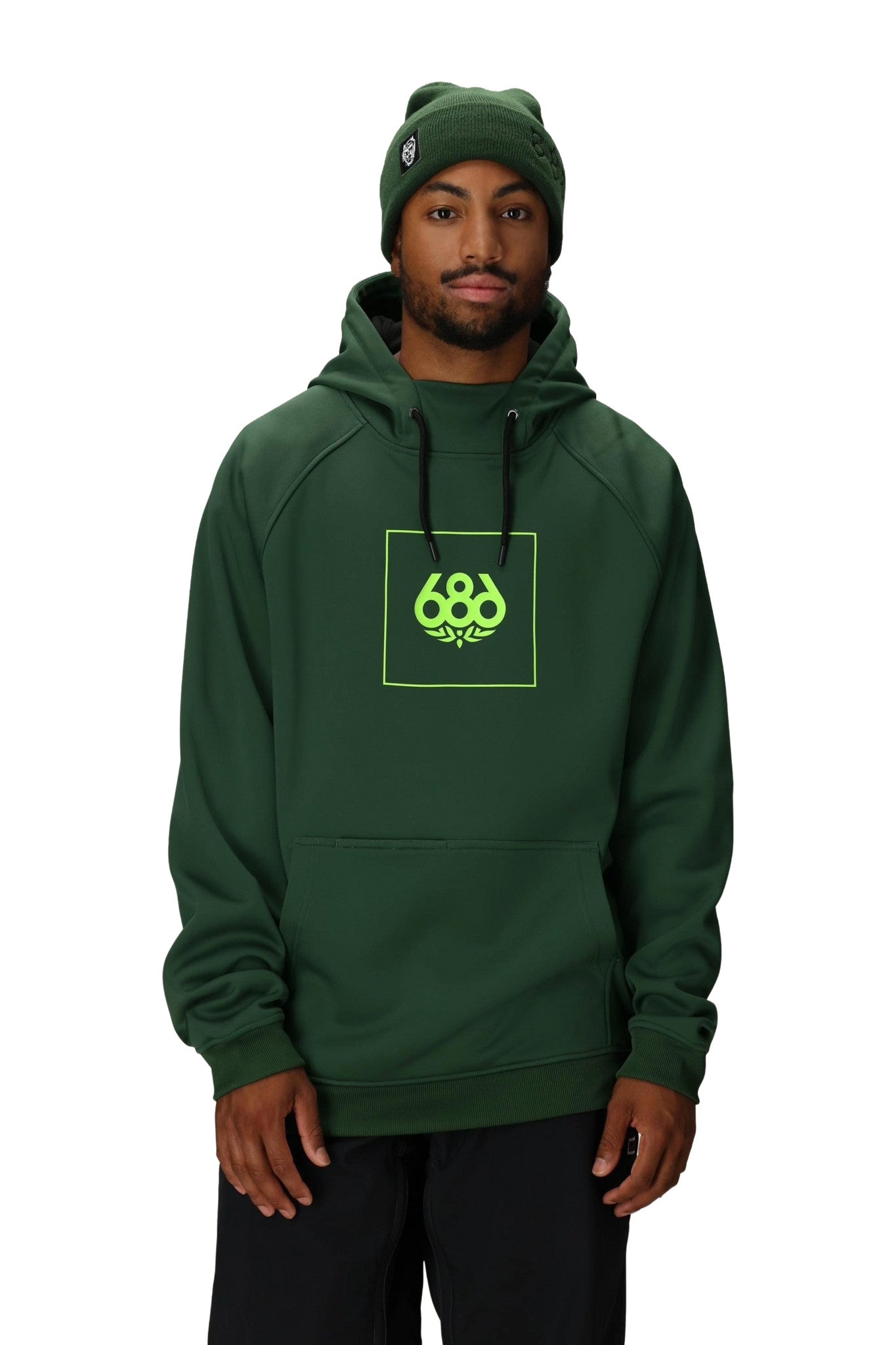 2026 686 BONDED FLC HOODY MOSS GREEN