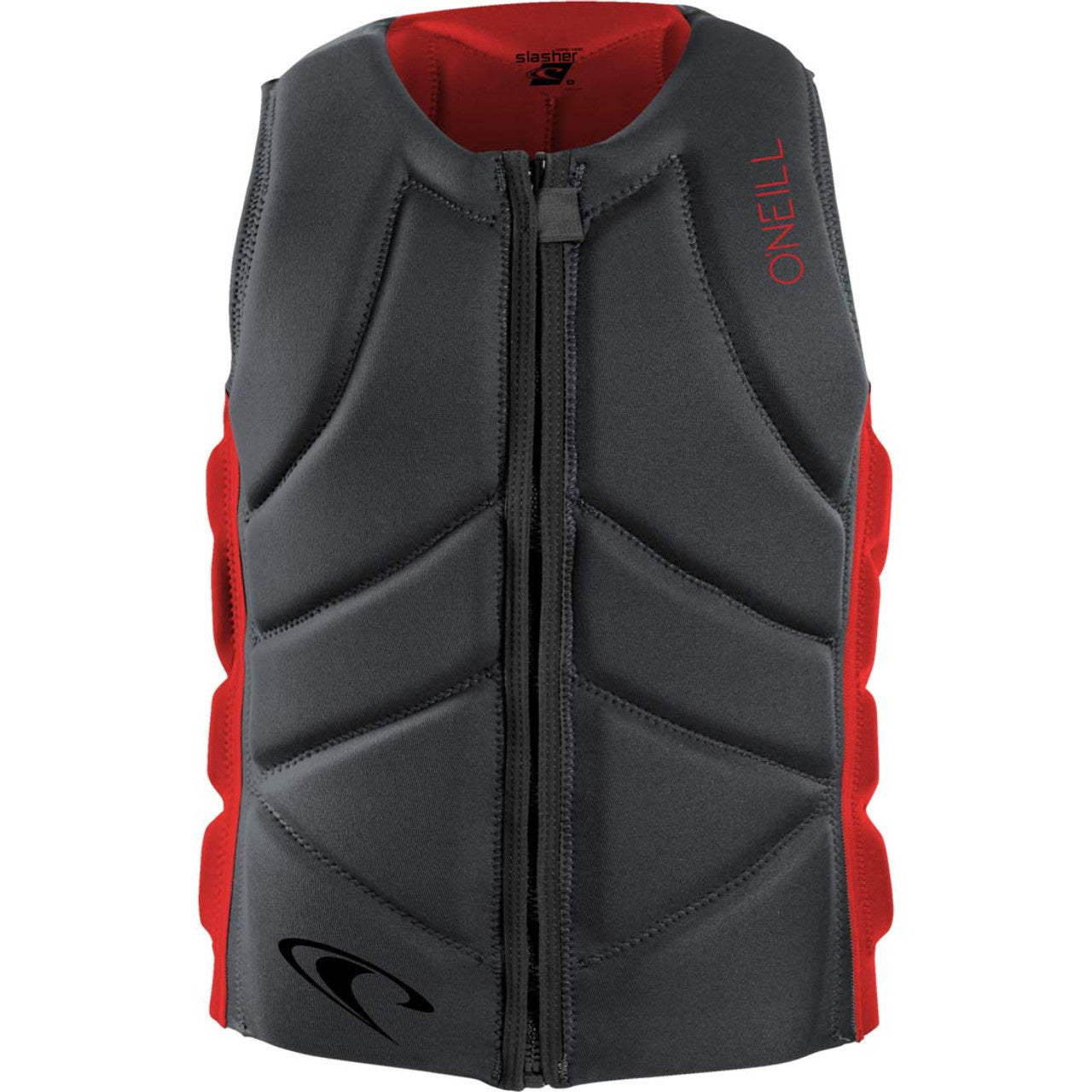 2023 O'NEILL MENS SLASHER FULL-ZIP COMP VEST GRAPH/RED