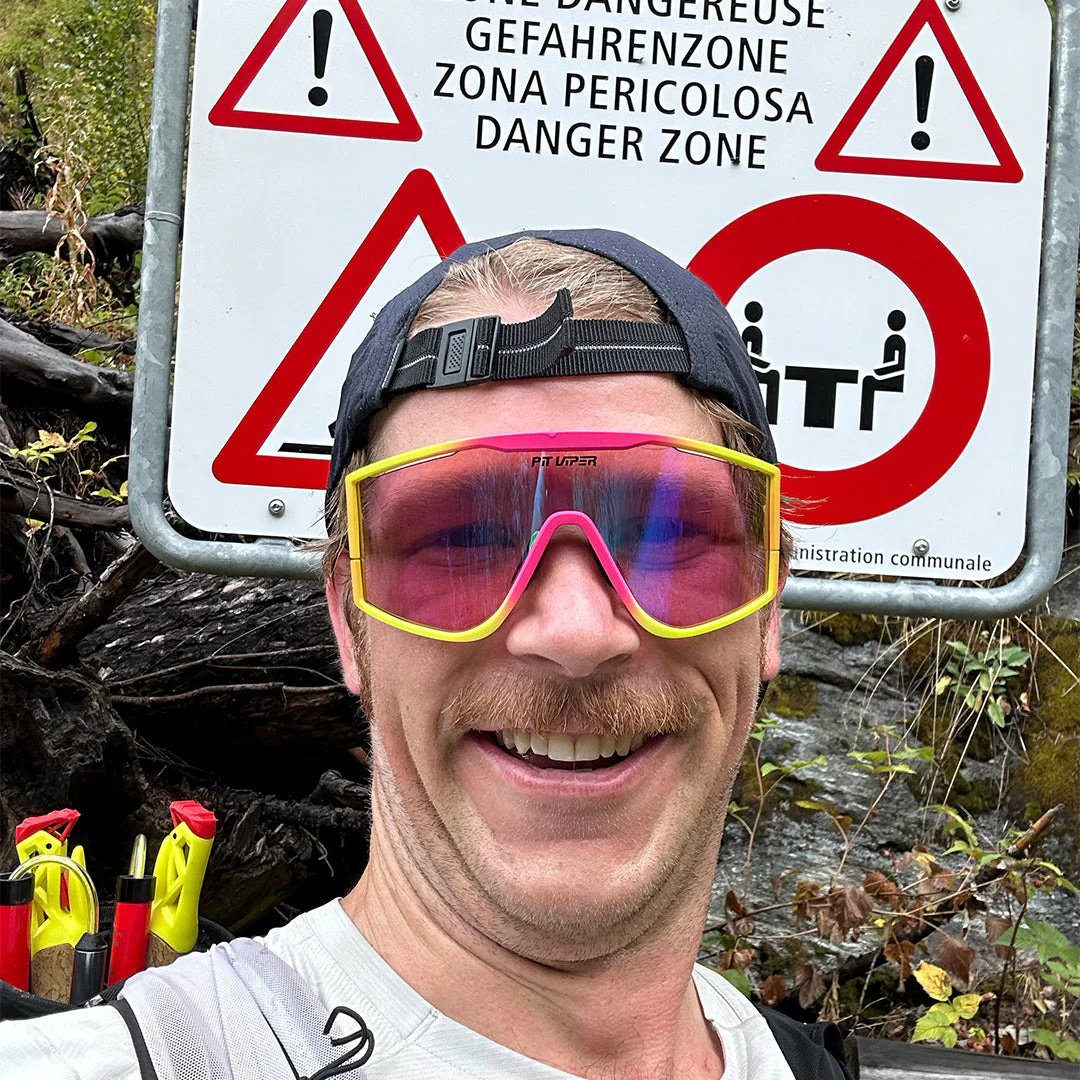 PIT VIPER THE TRY-HARD SUNGLASSES THE ITALO w/ SMOKE