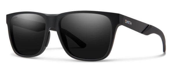 SMITH LOWDOWN STEEL MATTE BLACK SUNGLASSES w/ CP PLR BLK