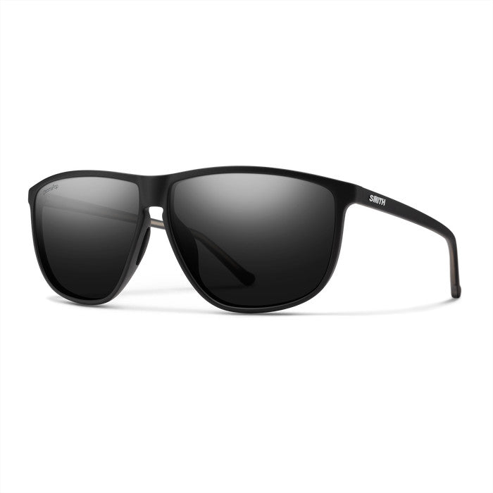 SMITH MONO LAKE SUNGLASSES MATTE BLK w/CP PLR BLK