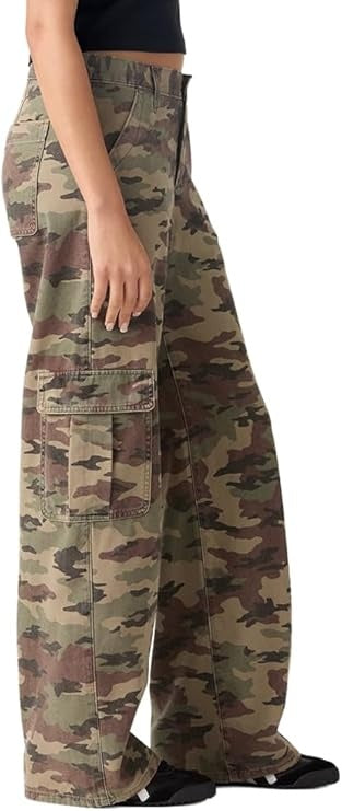 LEVIS WMNS SUPERLOW LOOSE CARGO PANTS SP26 (005) WALLER CAMO