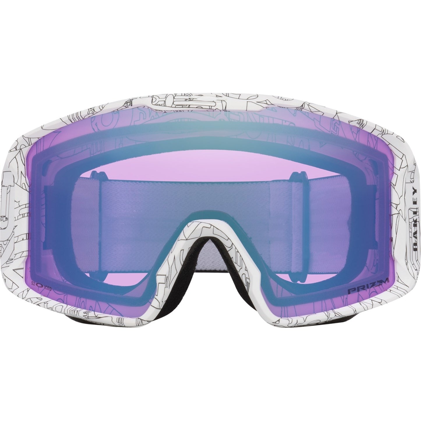 2026 OAKLEY LINE MINER L GGL MT WHT GHST TXT w/ PRZM ICED