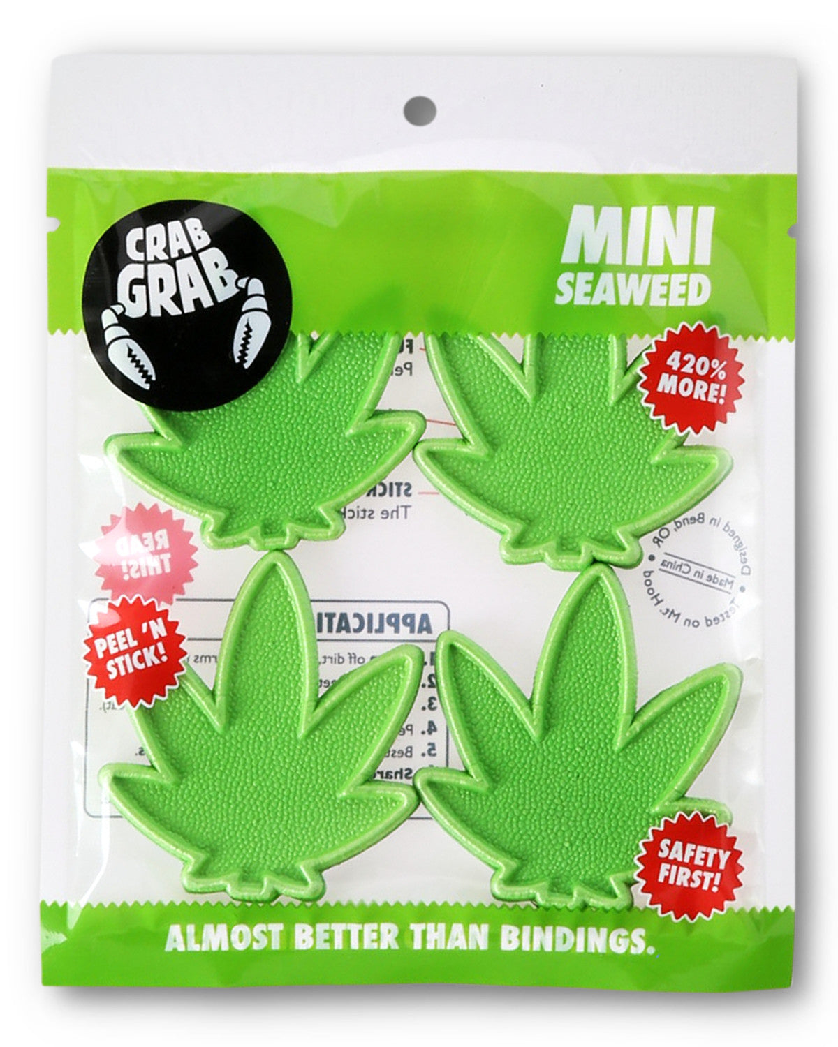 2024 CRAB GRAB MINI SEAWEED TRACTION GREEN