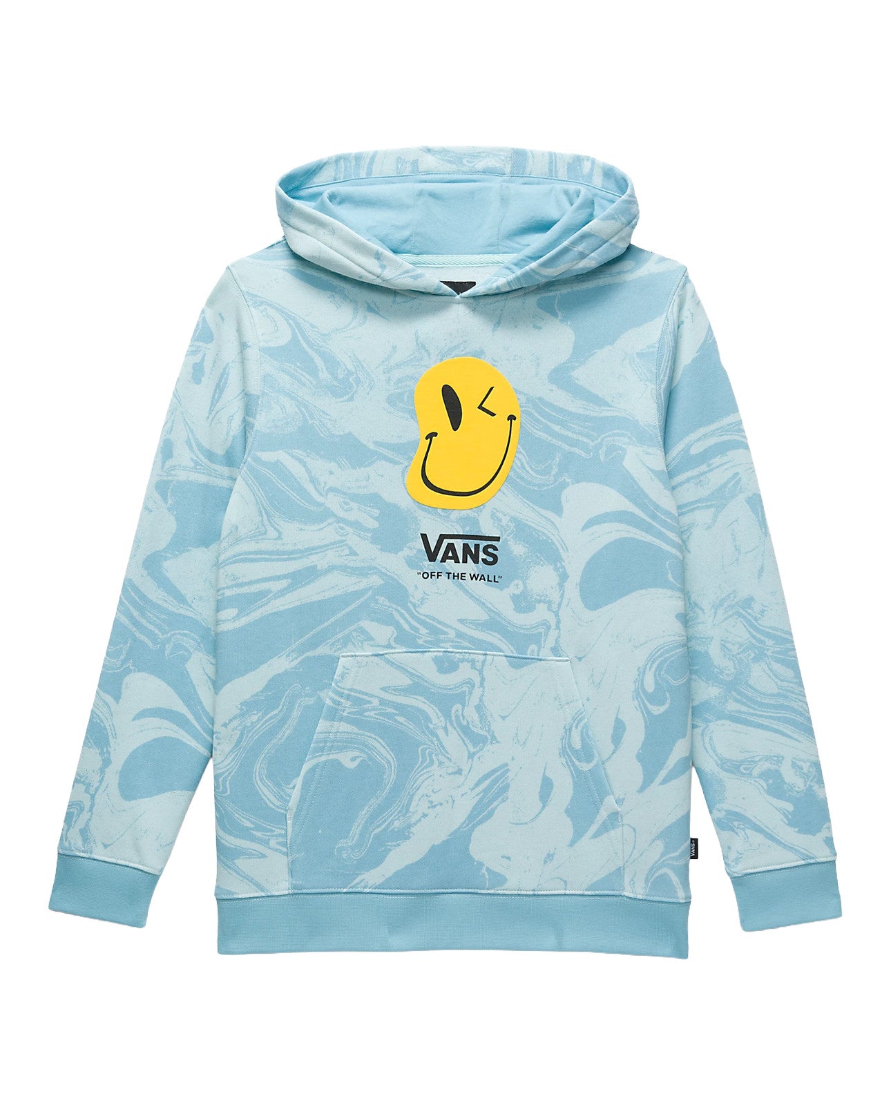 VANS BOYS MARBLE PO HOODY SP23 BLUE GLOW