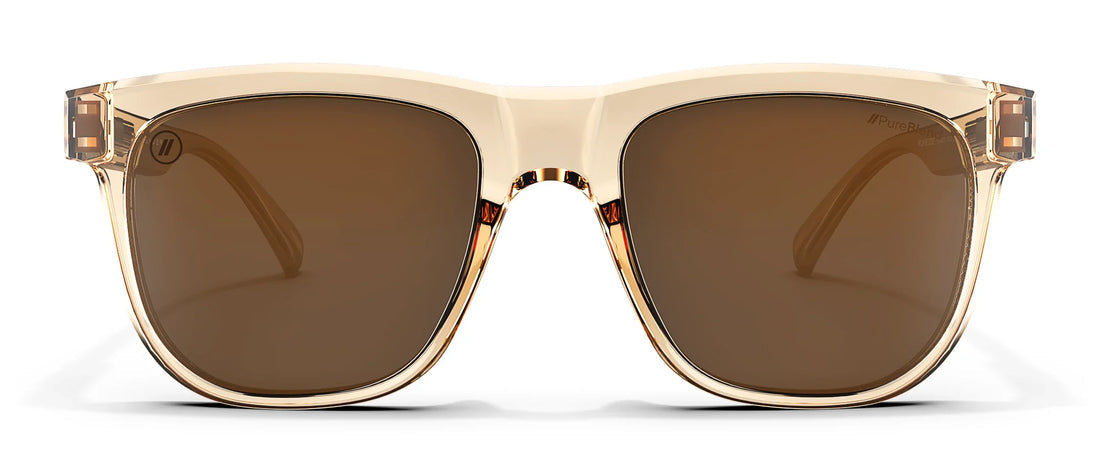 BLENDERS SENDER SUNGLASSES MOJAVE COVE w/ GLOSS CRYS TAN  / AMBER PC POL