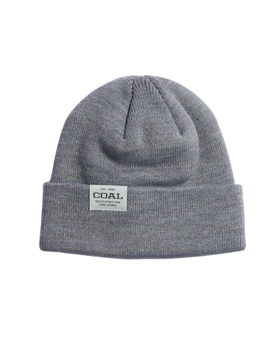 2023 COAL THE UNIFORM LOW BEANIE HEATHER GREY OS