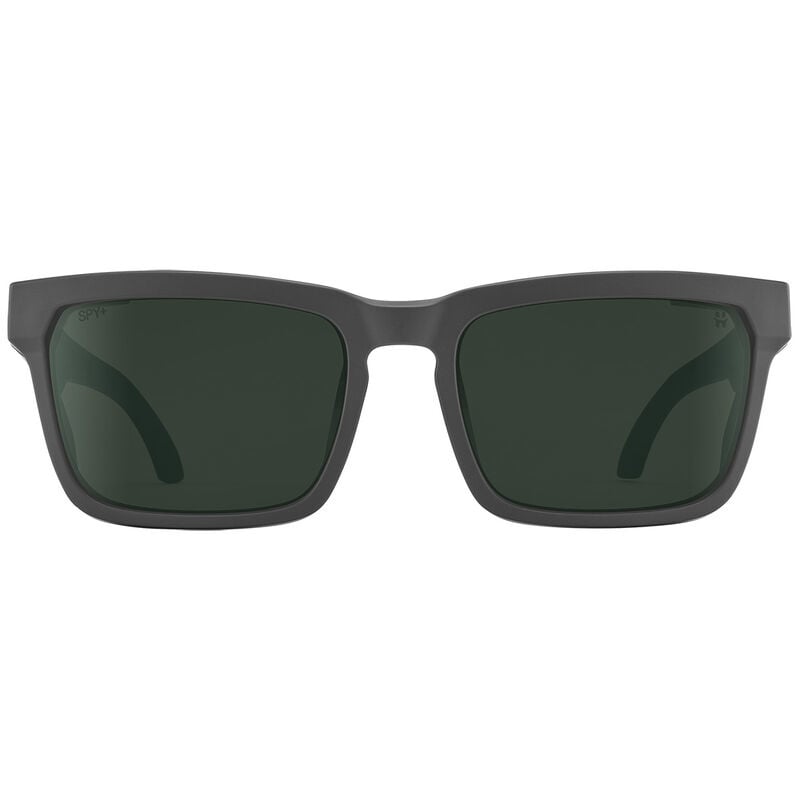 SPY HELM TECH MATTE DARK GRY SUNGLASSES w/ HAPPY GRY GRN