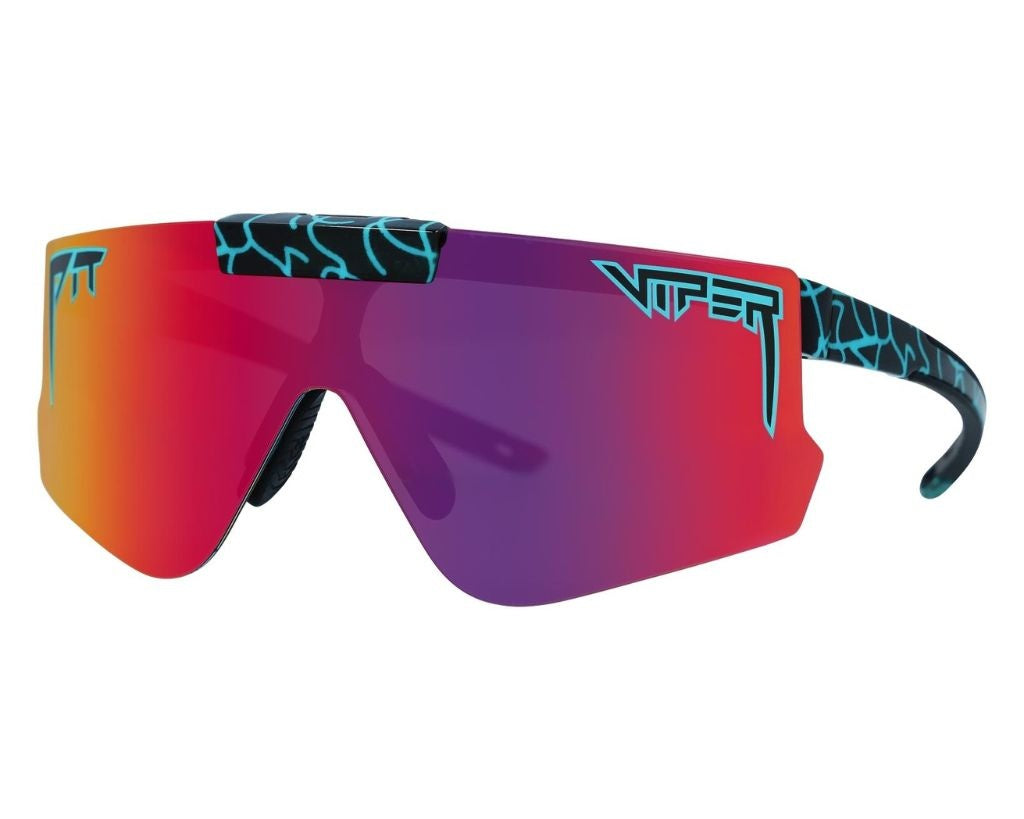 PIT VIPER THE FLIP-OFFS SUNGLASSES THE VOLTAGE w/PINK/PURPLE