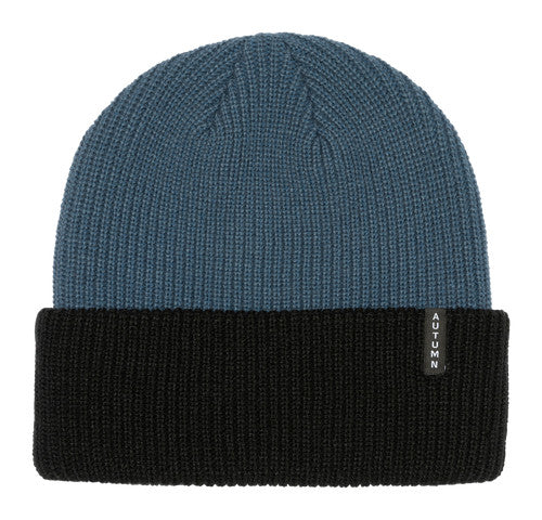 2024 AUTUMN BLOCKED BEANIE SLATE